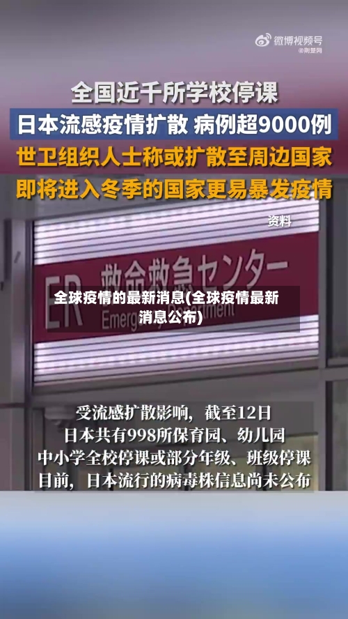 全球疫情的最新消息(全球疫情最新消息公布)