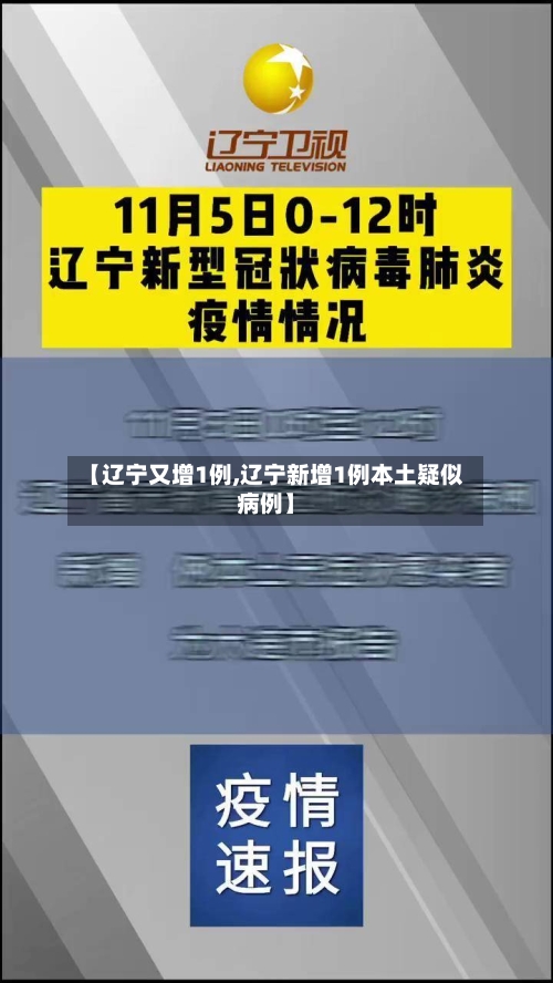 【辽宁又增1例,辽宁新增1例本土疑似病例】