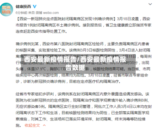 西安最新疫情报告/西安最新疫情报告数据-第3张图片