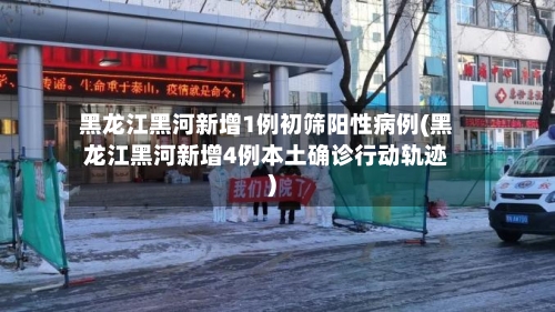黑龙江黑河新增1例初筛阳性病例(黑龙江黑河新增4例本土确诊行动轨迹)