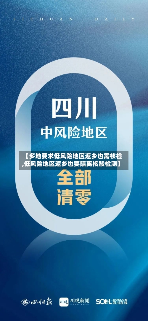 【多地要求低风险地区返乡也需核检,低风险地区返乡也要隔离核酸检测】