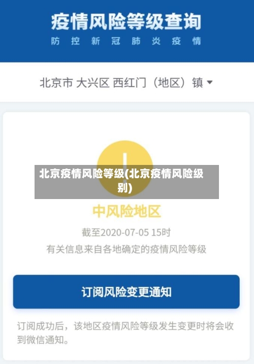 北京疫情风险等级(北京疫情风险级别)-第3张图片