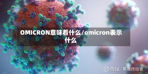 OMICRON意味着什么/omicron表示什么-第2张图片