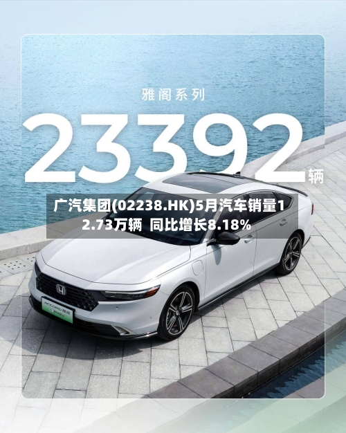 广汽集团(02238.HK)5月汽车销量12.73万辆  同比增长8.18%
