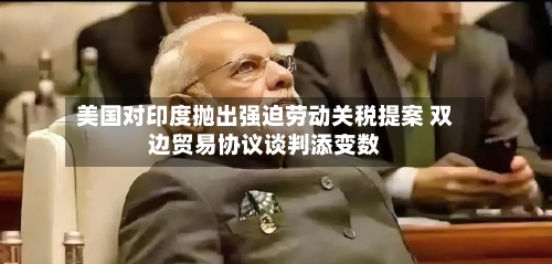 美国对印度抛出强迫劳动关税提案 双边贸易协议谈判添变数-第2张图片