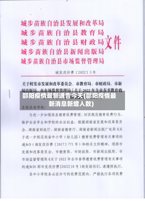 邵阳疫情最新通告今天(邵阳疫情最新消息新增人数)-第3张图片
