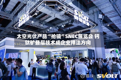 太空光伏产品“抢镜”SNEC展览会 钙钛矿叠层技术成企业押注方向