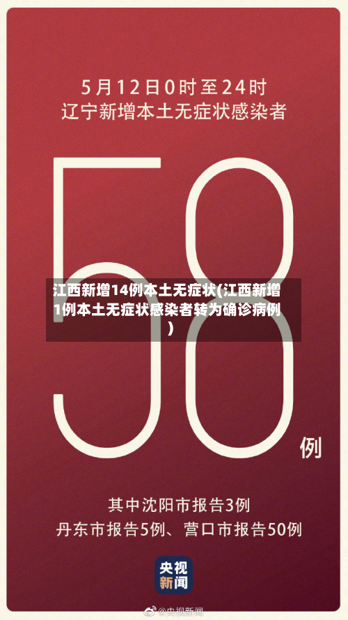 江西新增14例本土无症状(江西新增1例本土无症状感染者转为确诊病例)-第2张图片