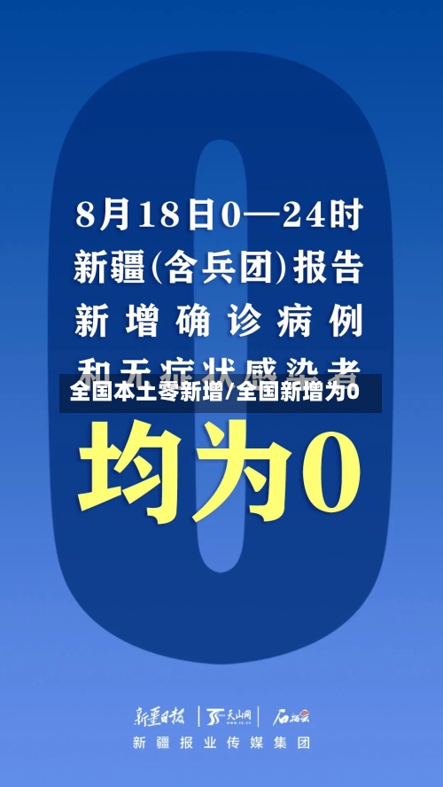 全国本土零新增/全国新增为0