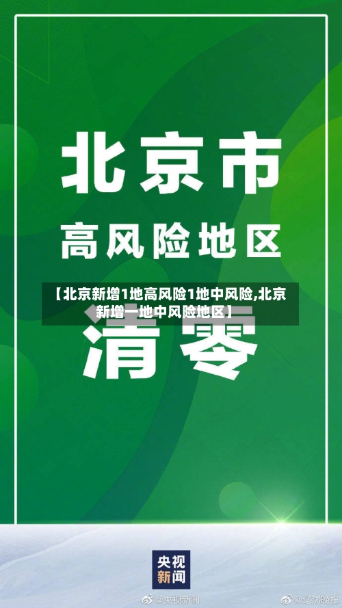 【北京新增1地高风险1地中风险,北京新增一地中风险地区】-第3张图片