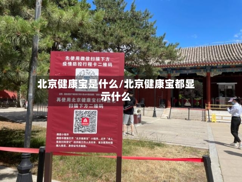 北京健康宝是什么/北京健康宝都显示什么-第2张图片
