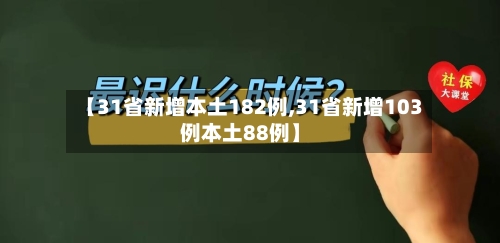 【31省新增本土182例,31省新增103例本土88例】-第3张图片