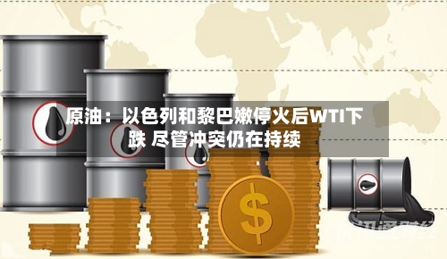 原油：以色列和黎巴嫩停火后WTI下跌 尽管冲突仍在持续