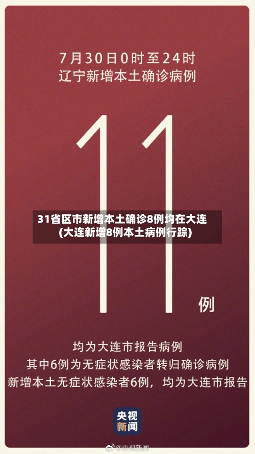 31省区市新增本土确诊8例均在大连(大连新增8例本土病例行踪)