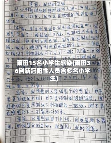 莆田15名小学生感染(莆田36例新冠阳性人员含多名小学生)-第2张图片