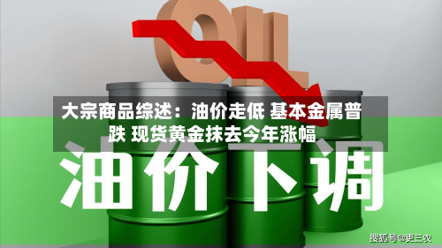 大宗商品综述：油价走低 基本金属普跌 现货黄金抹去今年涨幅-第2张图片