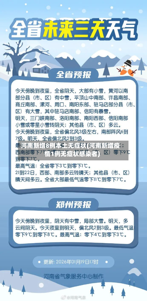 河南新增8例本土无症状(河南新增疫情1例无症状感染者)-第3张图片