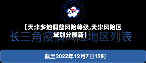 【天津多地调整风险等级,天津风险区域划分最新】