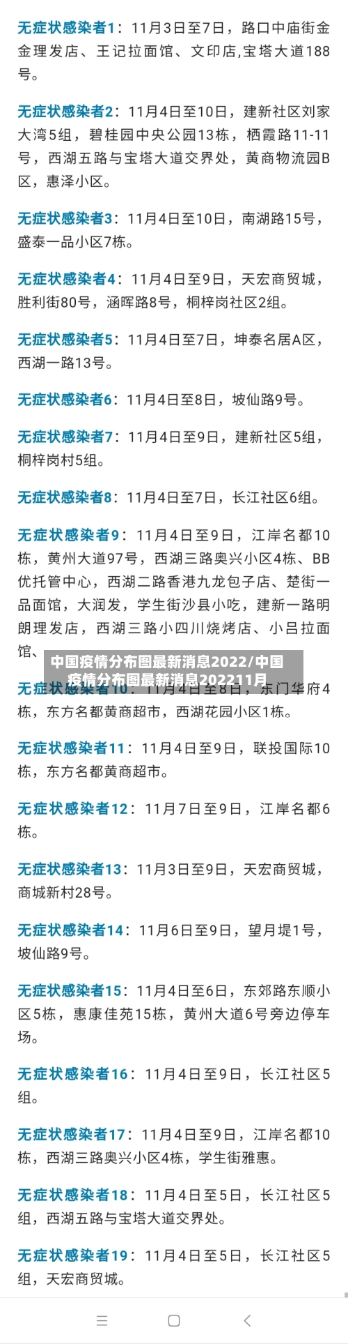 中国疫情分布图最新消息2022/中国疫情分布图最新消息202211月-第2张图片