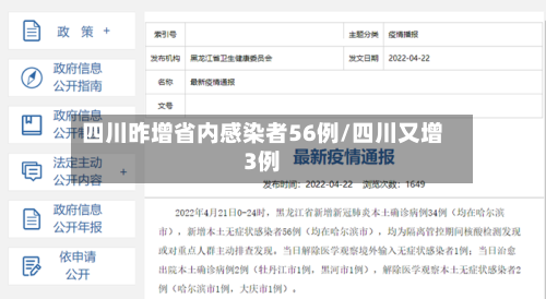 四川昨增省内感染者56例/四川又增3例-第3张图片