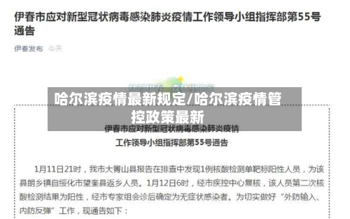 哈尔滨疫情最新规定/哈尔滨疫情管控政策最新-第2张图片