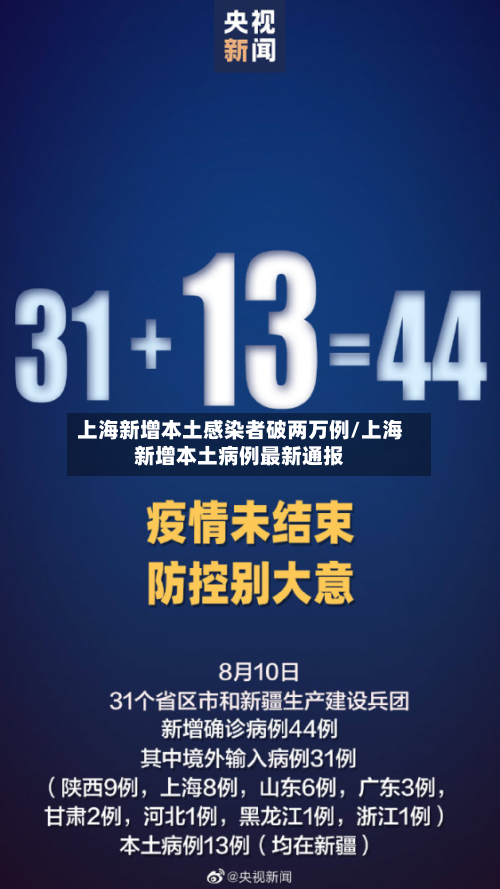 上海新增本土感染者破两万例/上海新增本土病例最新通报-第2张图片
