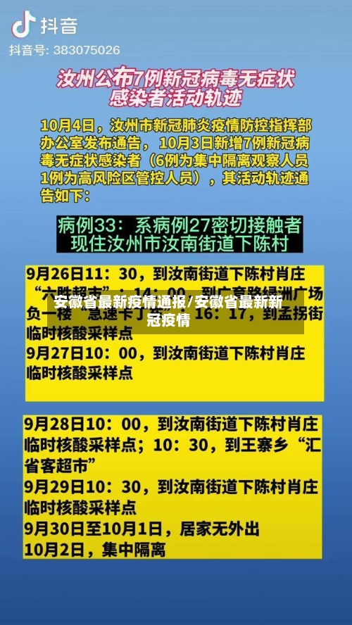 安徽省最新疫情通报/安徽省最新新冠疫情