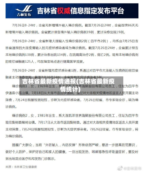 吉林省最新疫情通报(吉林省最新疫情统计)-第3张图片
