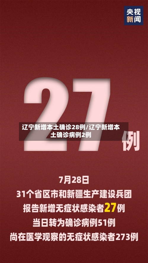辽宁新增本土确诊28例/辽宁新增本土确诊病例2例