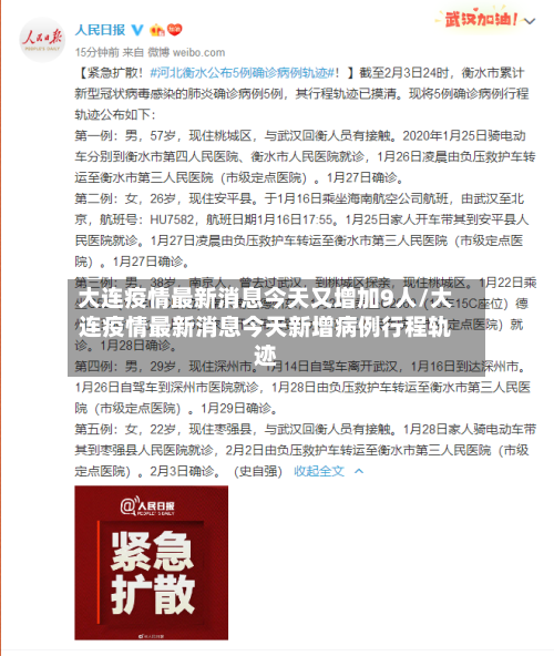 大连疫情最新消息今天又增加9人/大连疫情最新消息今天新增病例行程轨迹