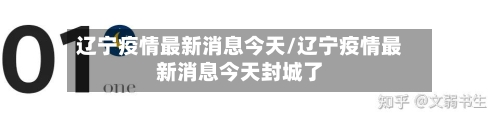 辽宁疫情最新消息今天/辽宁疫情最新消息今天封城了-第3张图片