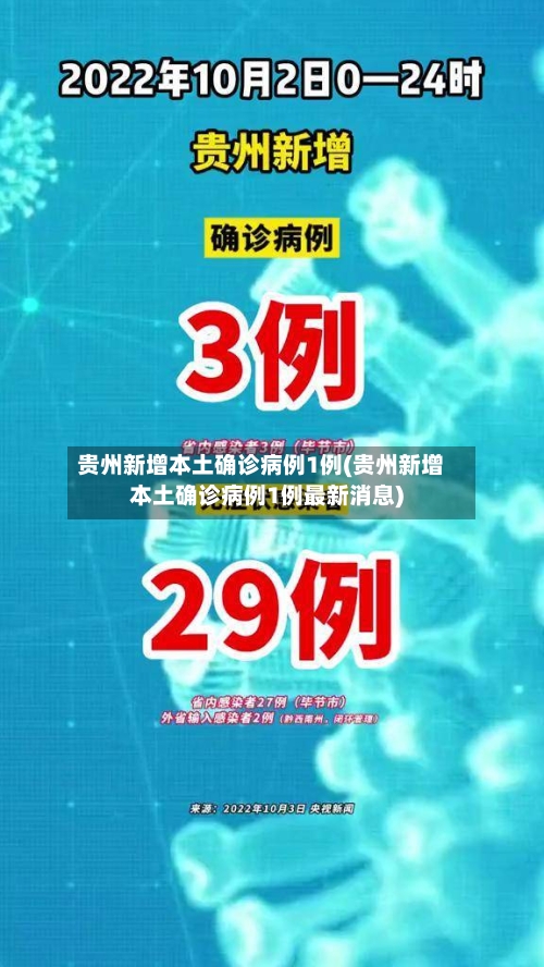 贵州新增本土确诊病例1例(贵州新增本土确诊病例1例最新消息)-第2张图片