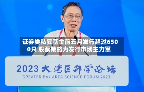 证券类私募基金前五月发行超过6500只 股票策略为发行市场主力军-第2张图片