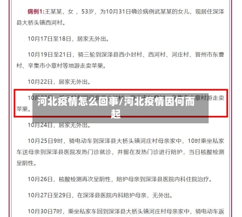 河北疫情怎么回事/河北疫情因何而起-第2张图片