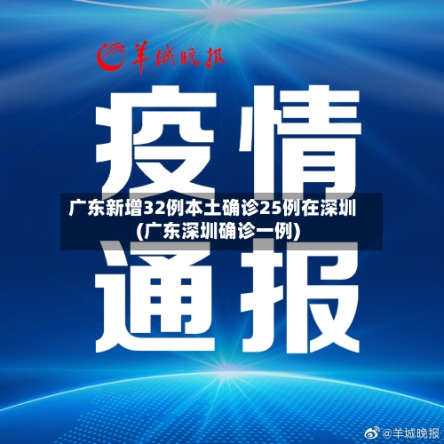 广东新增32例本土确诊25例在深圳(广东深圳确诊一例)-第3张图片