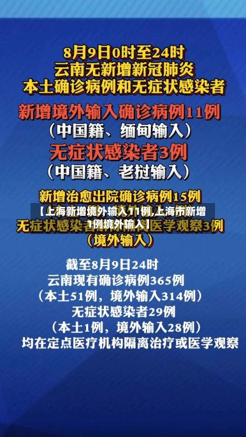 【上海新增境外输入11例,上海市新增1例境外输入】