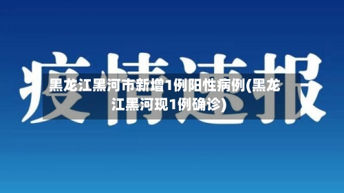 黑龙江黑河市新增1例阳性病例(黑龙江黑河现1例确诊)-第3张图片