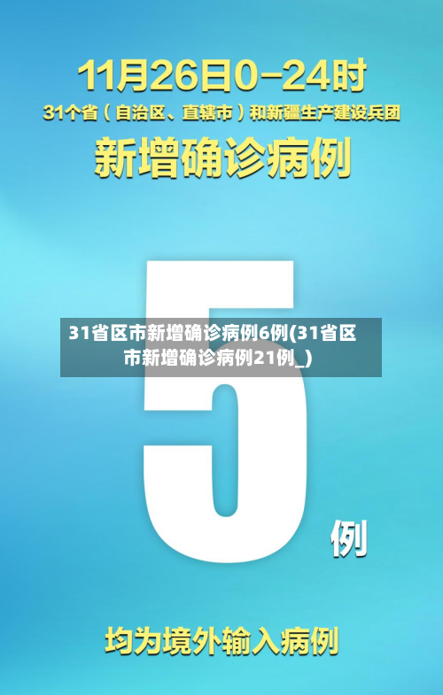 31省区市新增确诊病例6例(31省区市新增确诊病例21例_)-第3张图片