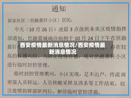 西安疫情最新消息情况/西安疫情最新消息情况-第3张图片