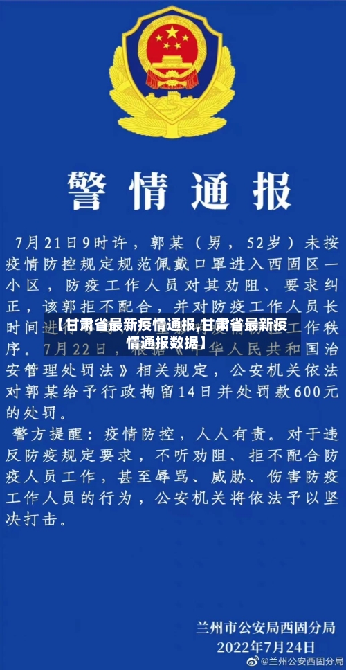 【甘肃省最新疫情通报,甘肃省最新疫情通报数据】-第2张图片