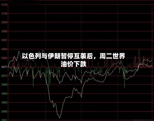 以色列与伊朗暂停互袭后，周二世界油价下跌