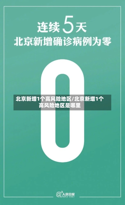 北京新增1个高风险地区/北京新增1个高风险地区是哪里-第2张图片