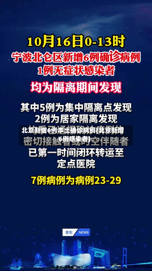 北京新增6例本土确诊病例(北京新增6例感染者)-第2张图片