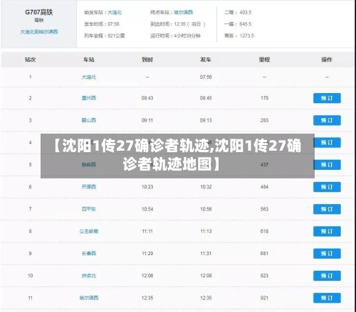 【沈阳1传27确诊者轨迹,沈阳1传27确诊者轨迹地图】