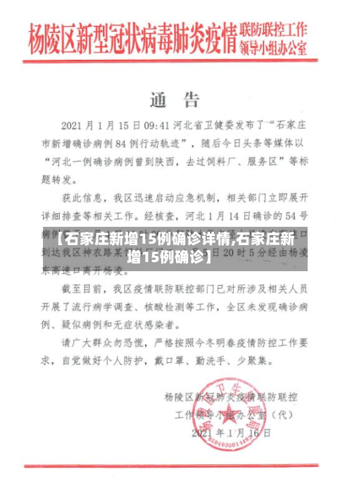 【石家庄新增15例确诊详情,石家庄新增15例确诊】-第3张图片