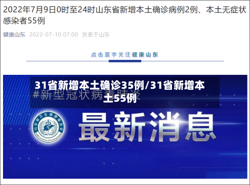 31省新增本土确诊35例/31省新增本土55例