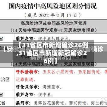 【31省区市新增确诊26例,31省区市新增新冠确诊26例】-第3张图片