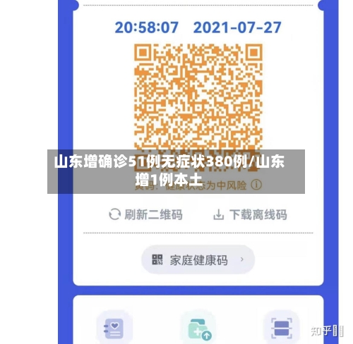 山东增确诊51例无症状380例/山东增1例本土-第3张图片