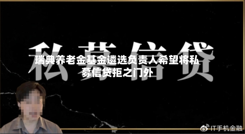 瑞典养老金基金遴选负责人希望将私募信贷拒之门外-第2张图片