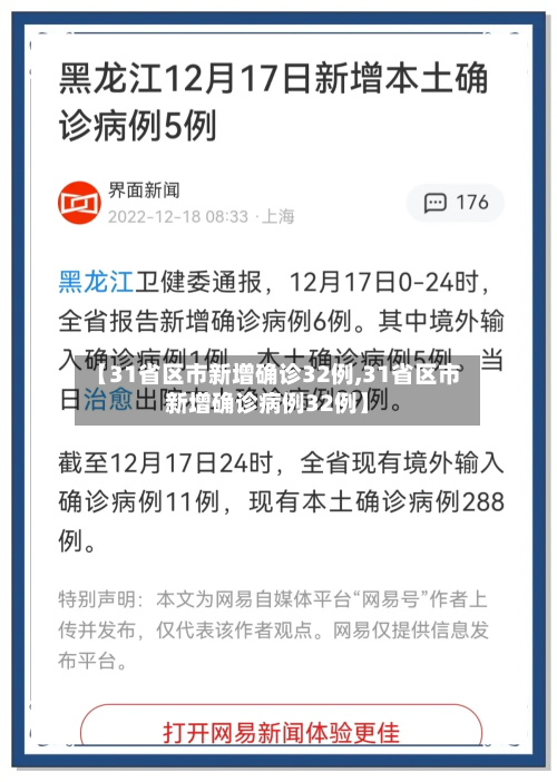 【31省区市新增确诊32例,31省区市新增确诊病例32例】-第3张图片